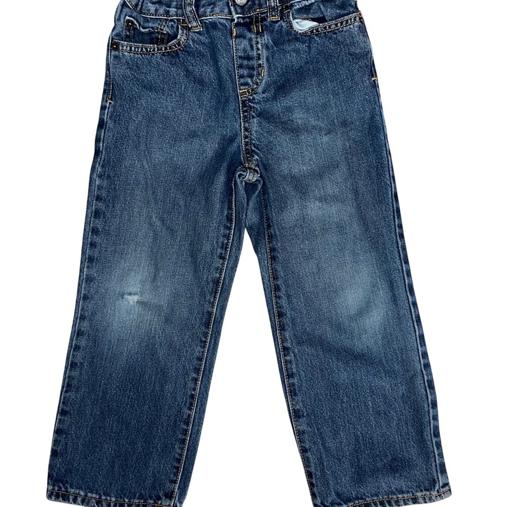 Children’s Place Boys Distressed Blue Jeans - Size: 4T Great condition!!